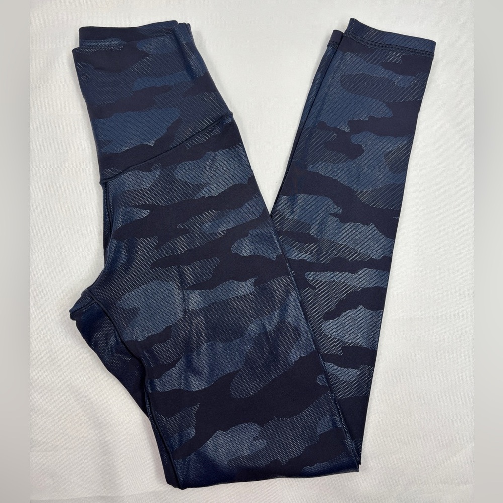 Offline by Aerie Real Me 7/8 High Waisted Camo Leggings Steel Blue XS